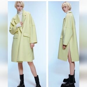 Zara Yellow Oversize Jacket